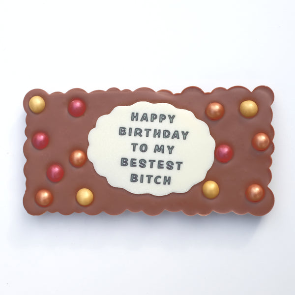 Happy Birthday Bestie Chocolate Bar