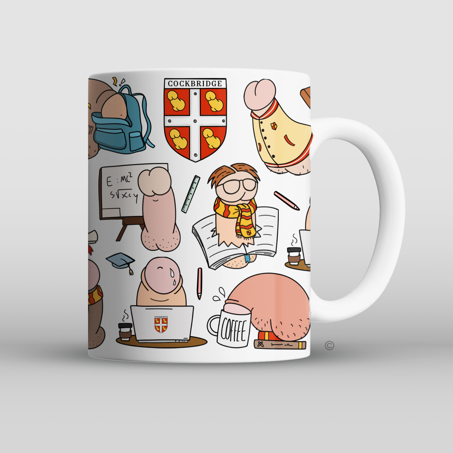 Personalised Uni Studs Mug