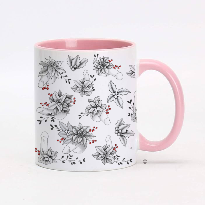 Festvie Floral Willies Mug