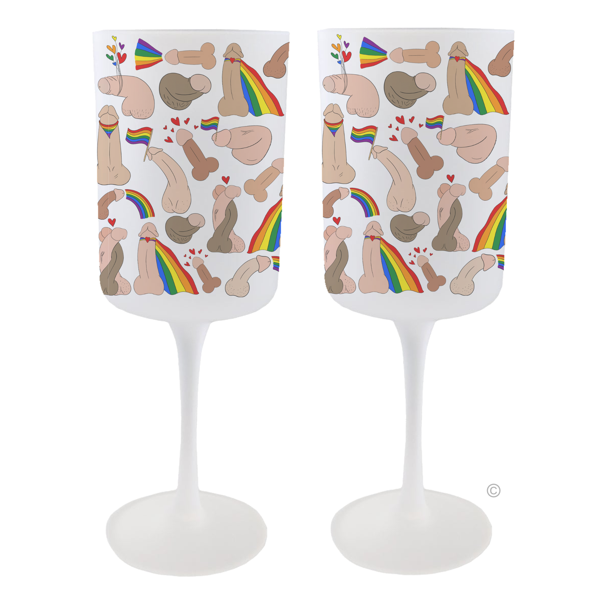 Pride Wine Glass