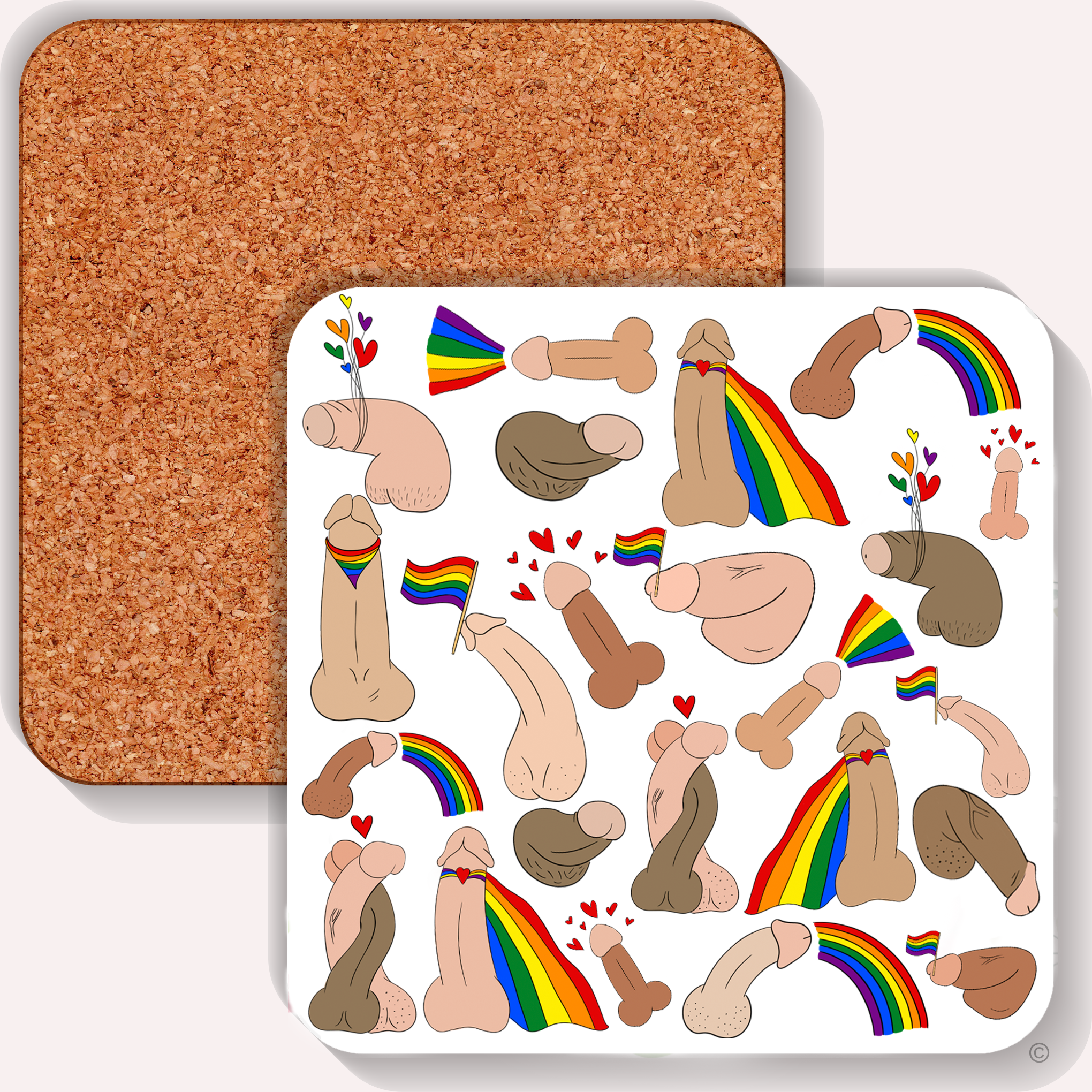 Cheeky Pride Coaster