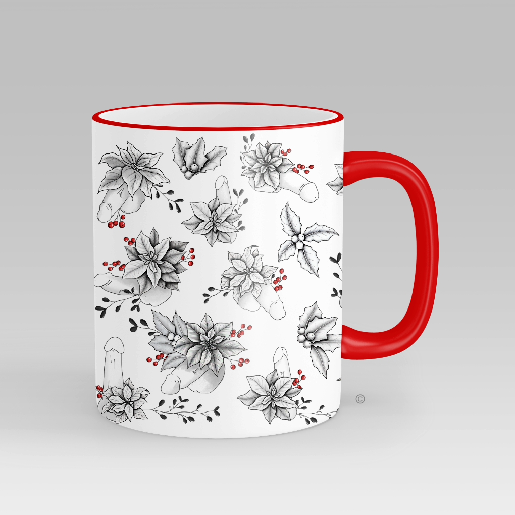 Festvie Floral Willies Mug