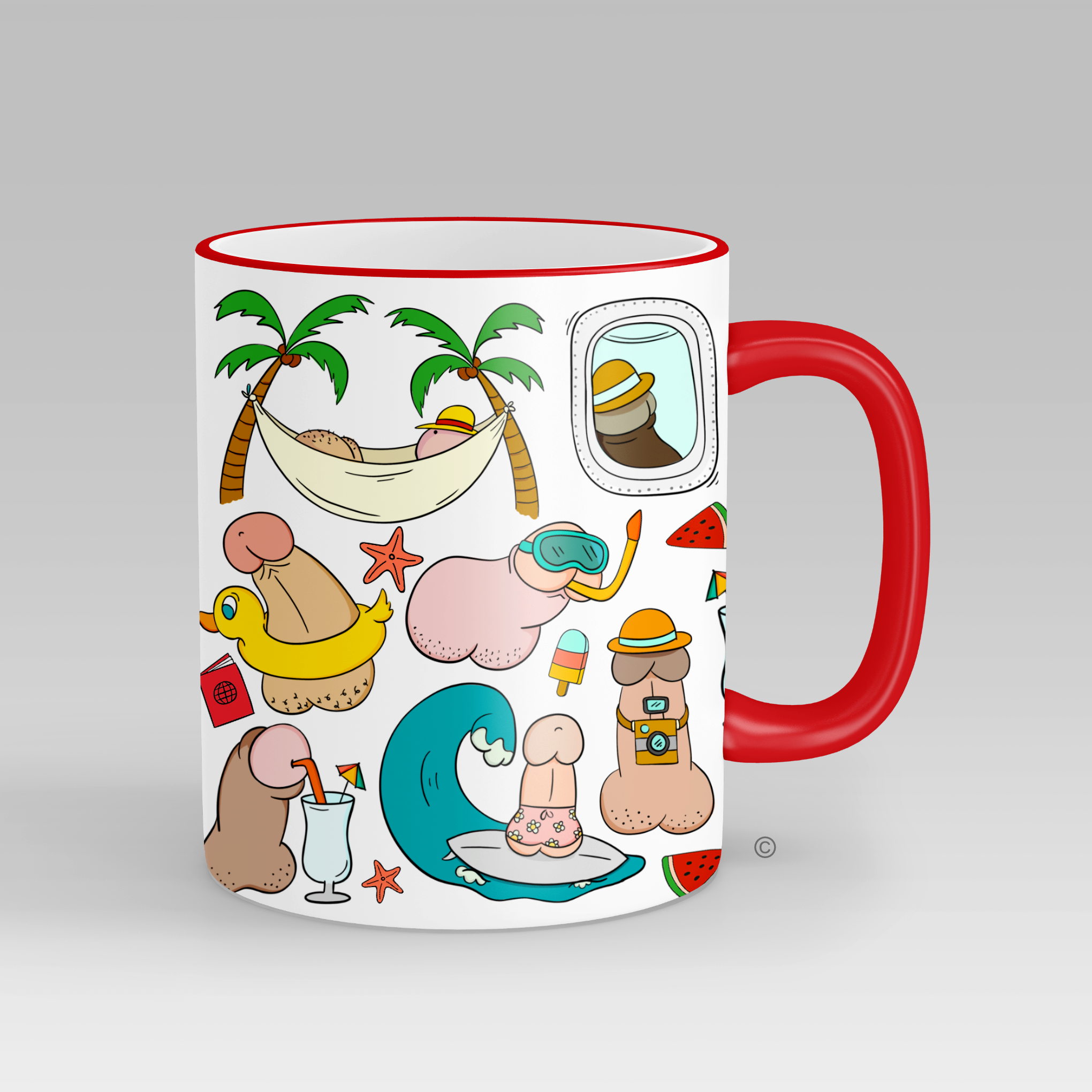 Summer Willy Personalised Mug