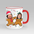Personalised Gingerbread Couple Face Mug