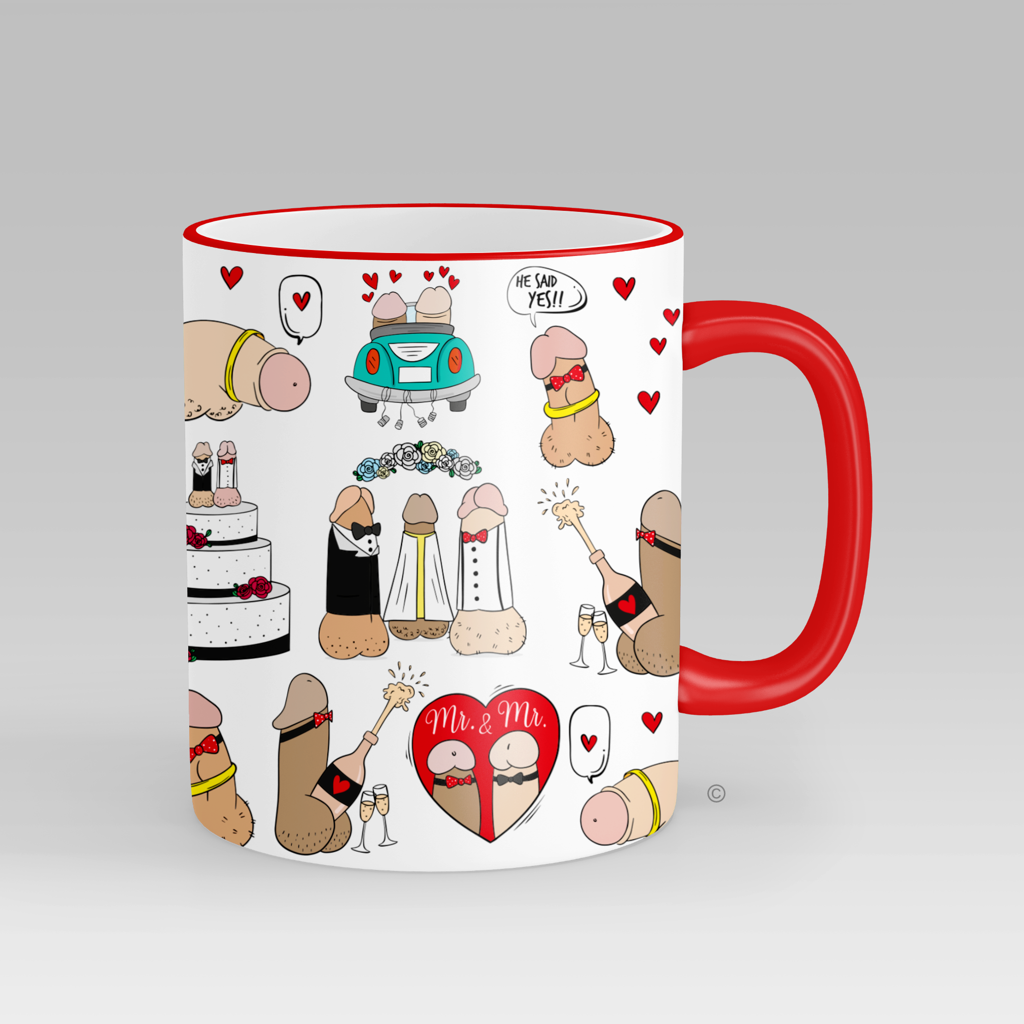 Mr & Mr Personalised Mug