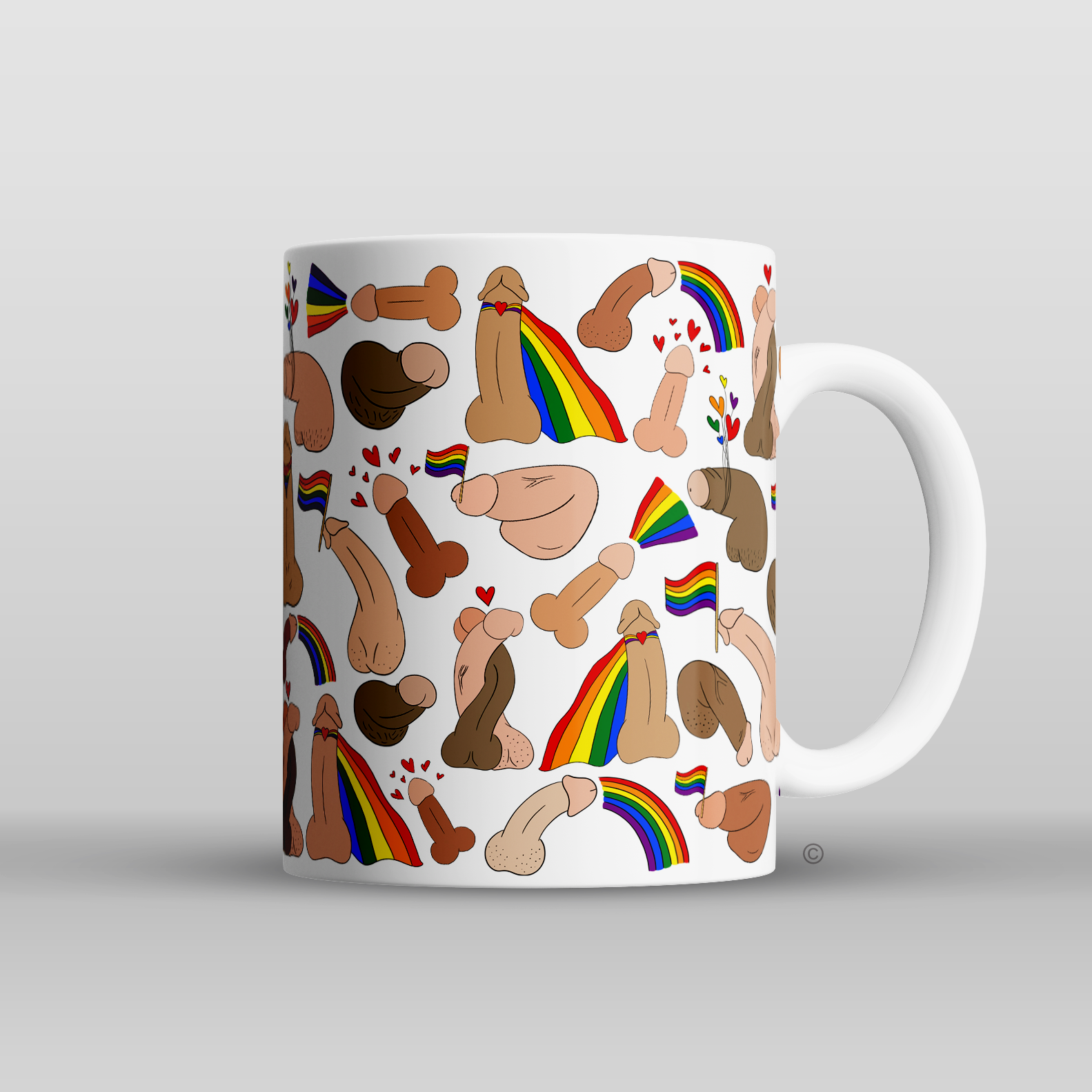 Pride mug – a vibrant and unique gift for LGBTQ+ celebrations, birthdays, and Pride events.