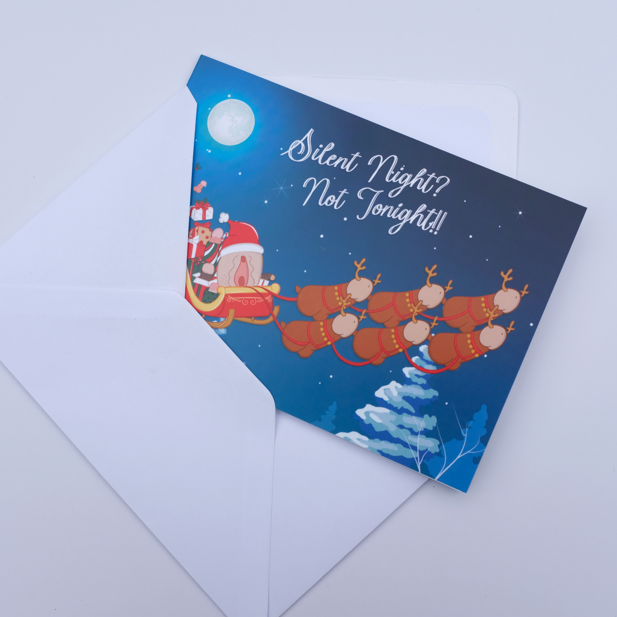 Silent Night Christmas Card