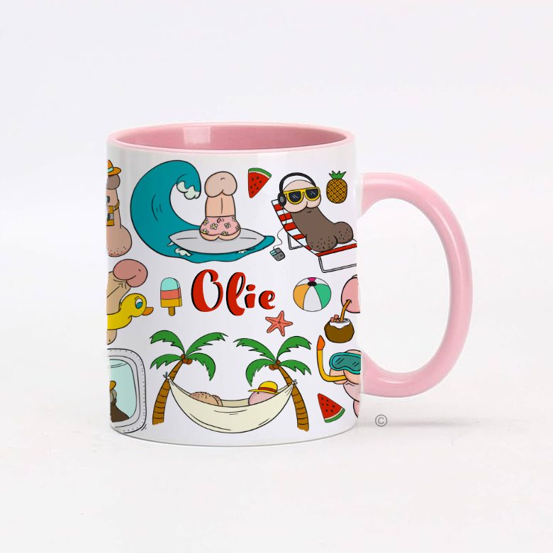Summer Willy Personalised Mug