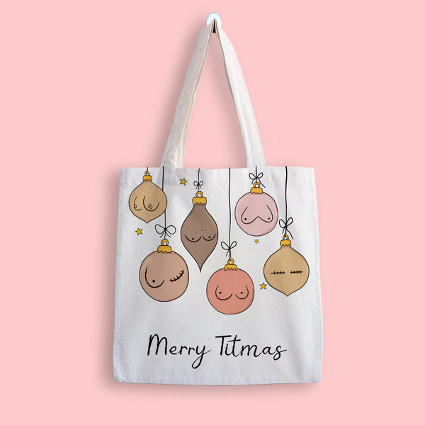 Merry Titmas Tote Bag