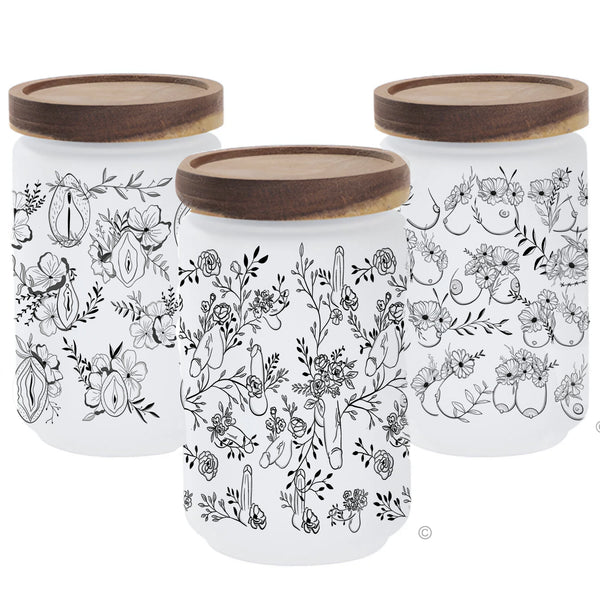 Bits, Boobs & Bloom Jar Set