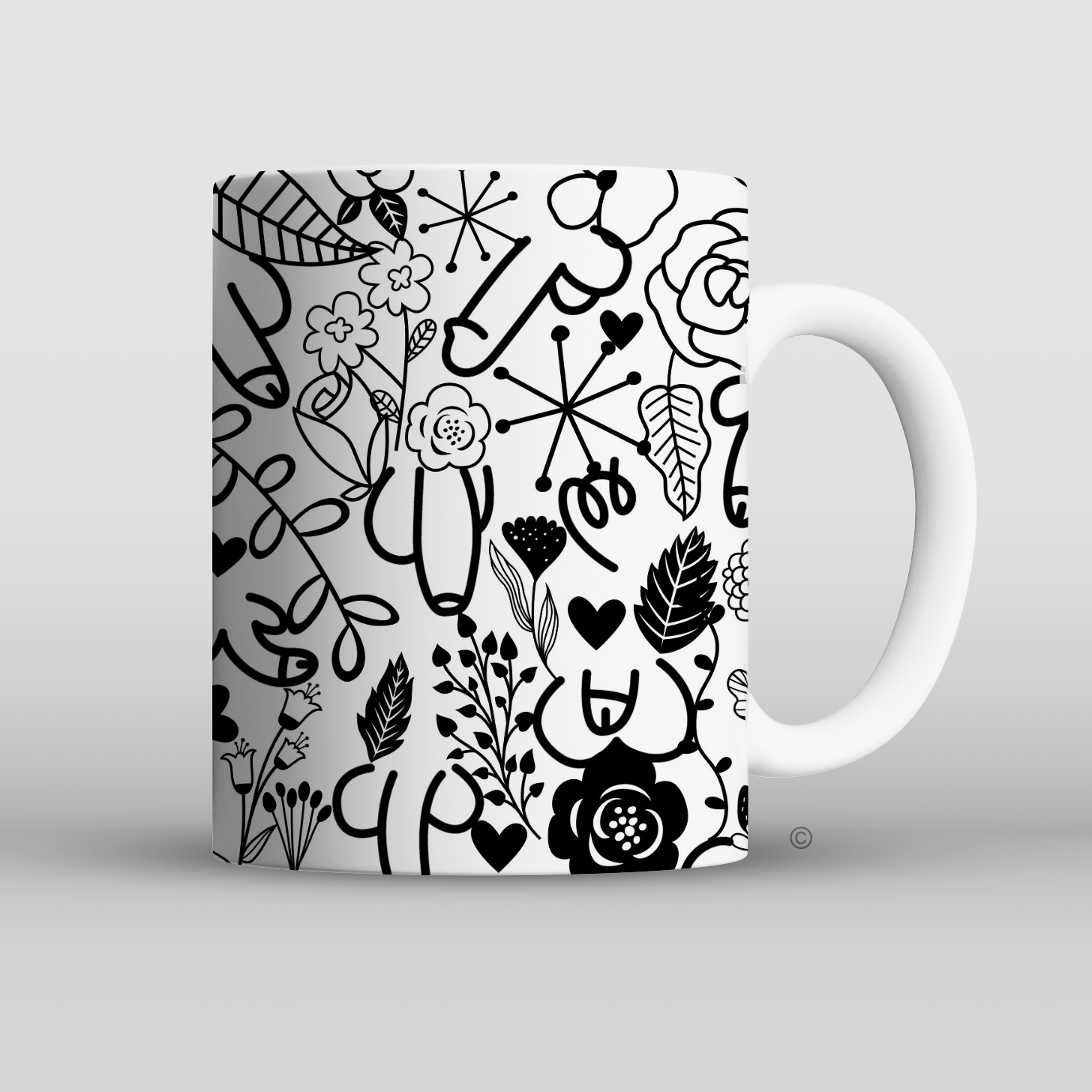 Doodle Willy Mug – a quirky and cheeky gift for birthdays, hen dos, and Secret Santa. Pair with the matching Doodle Curves Mug.