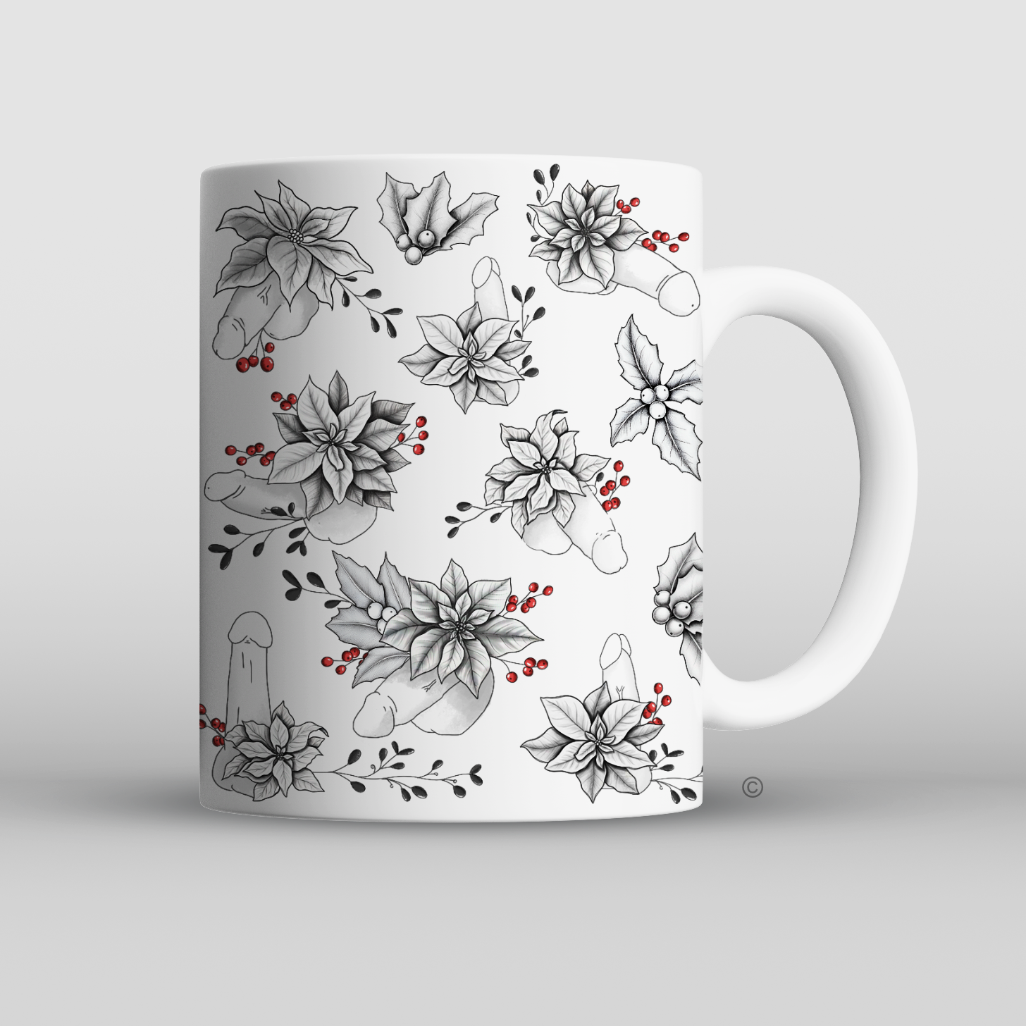 Festvie Floral Willies Mug