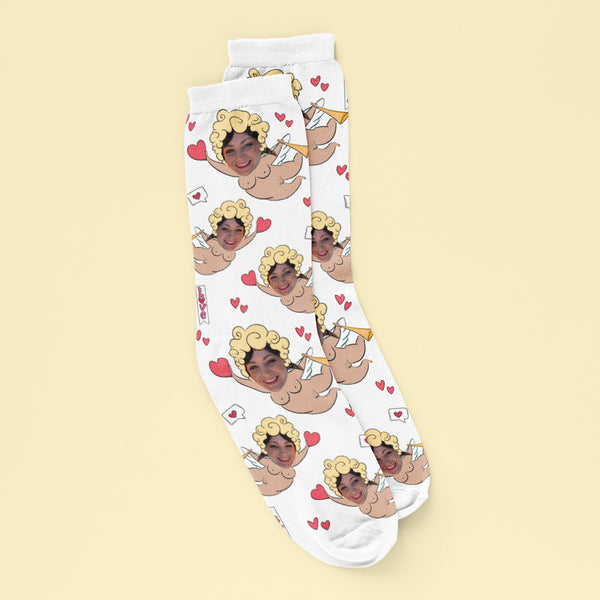 Amorette Personalised Face Socks