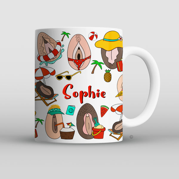 Beachy Beauties Personalised Mug