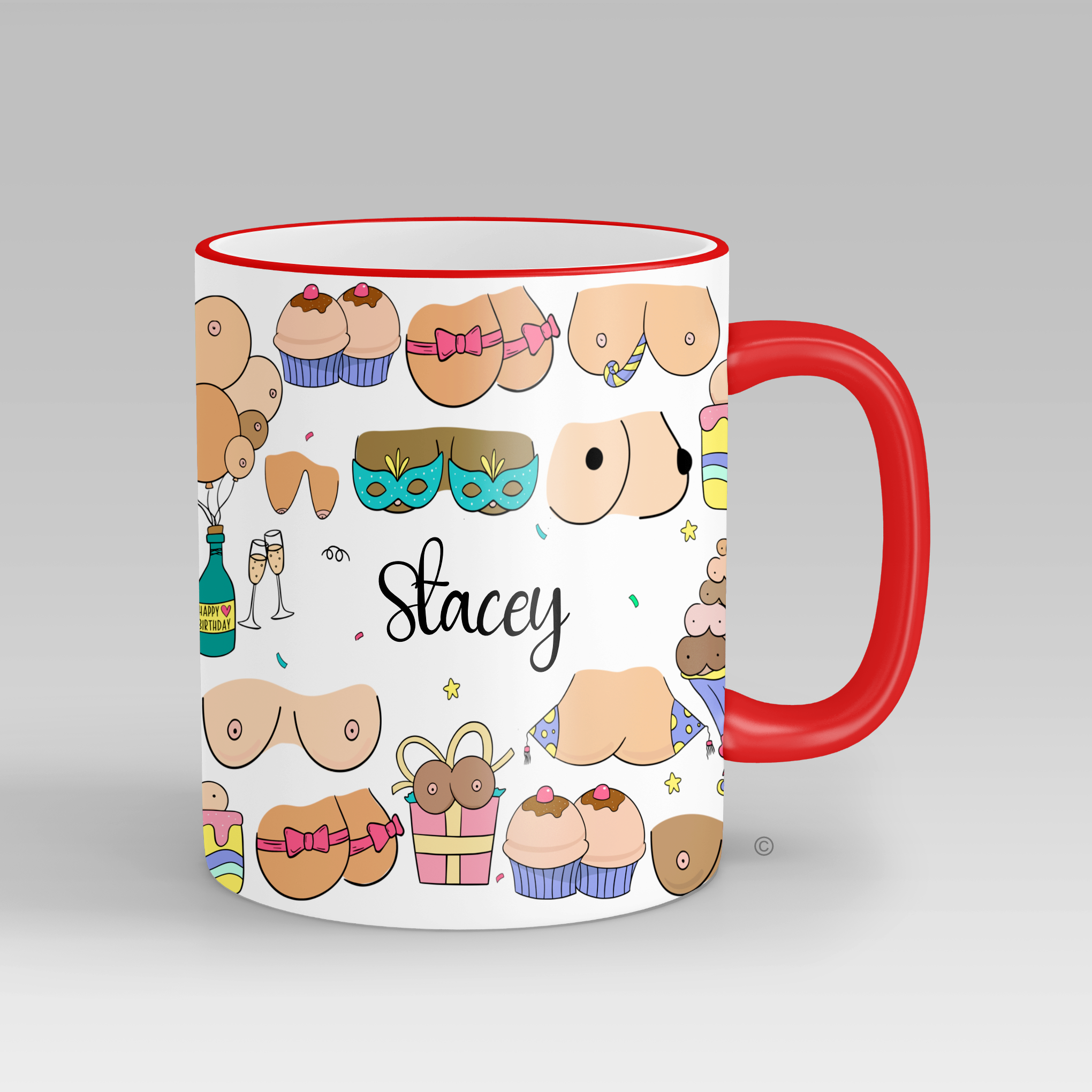 Personalised Birthday Jugs Mug – a funny and cheeky birthday gift for friends, coworkers, and partners.
