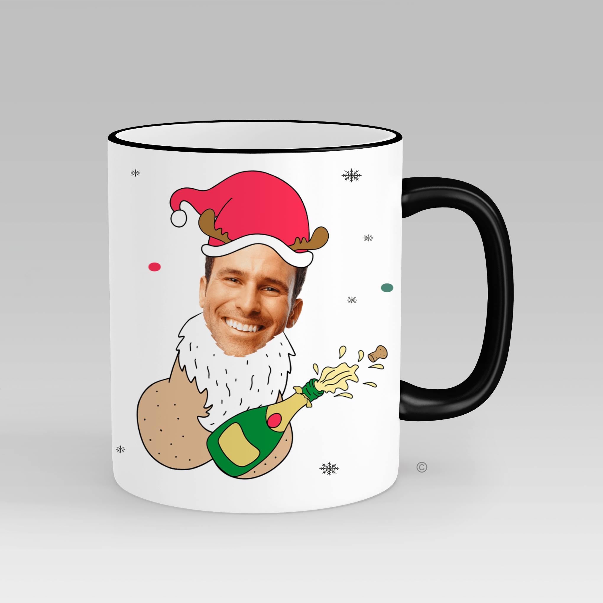 Personalised Gnome Face Mug