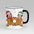 Personalised Gingerbread Men Face Mug