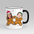 Personalised Gingerbread Girls Face Mug