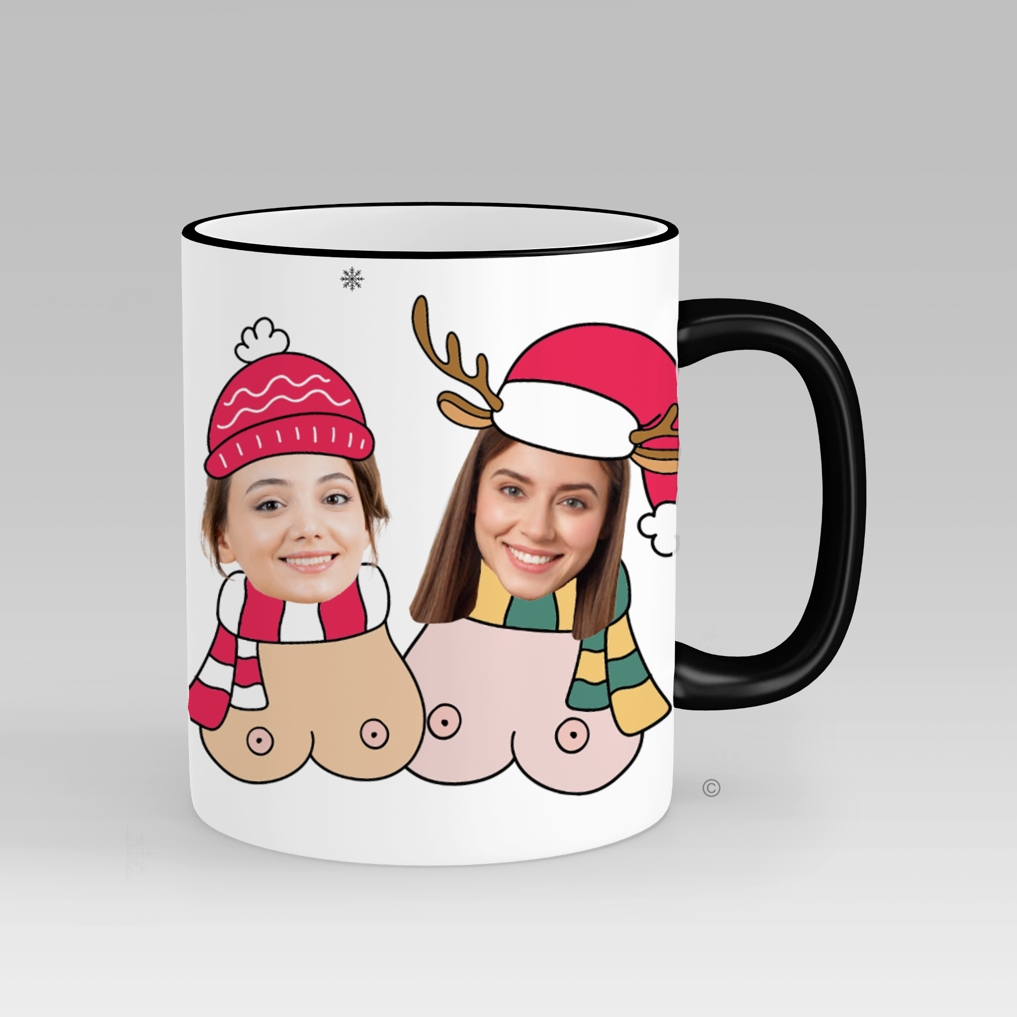 Personalised Girls Face Mug