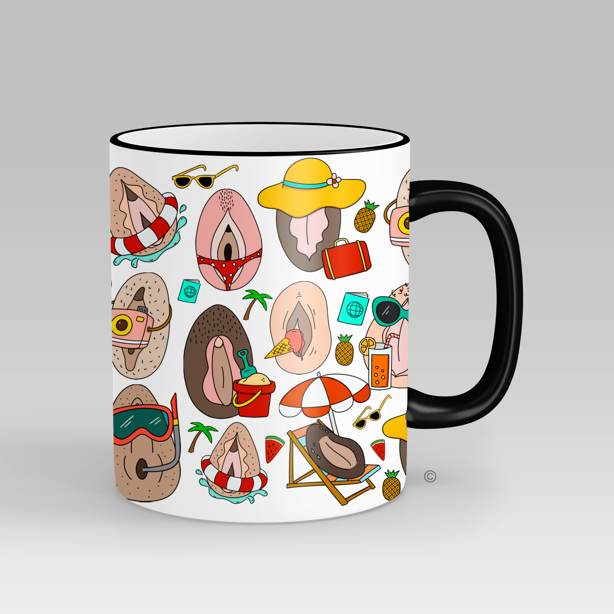 Beachy Beauties Personalised Mug