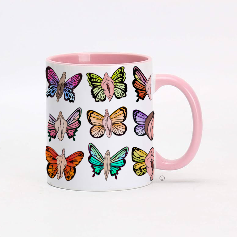 Butterfly Bliss Mug – a bold and playful gift that celebrates empowerment and self-expression.