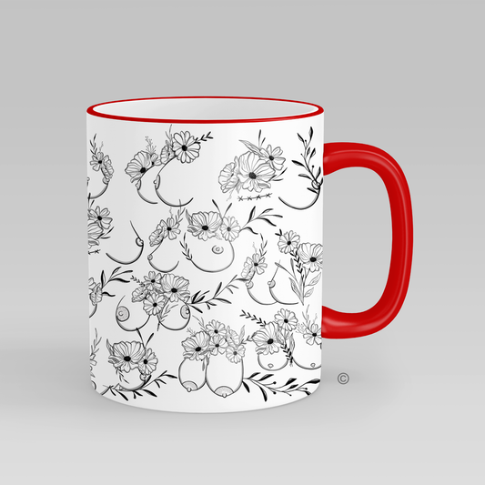 Floral Beauties Mug – a sophisticated and artistic floral-themed mug. Pair with matching designs for a complete set.