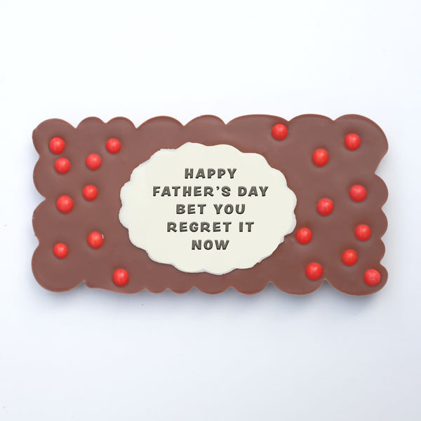 No Refunds – Father’s Day Chocolate Slab