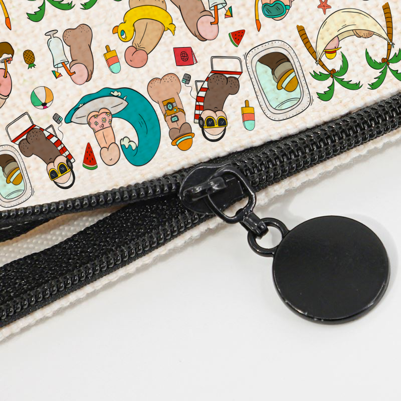 Summer Willies Makeup Bag