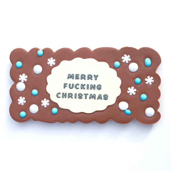 Merry Fucking Christmas Chocolate