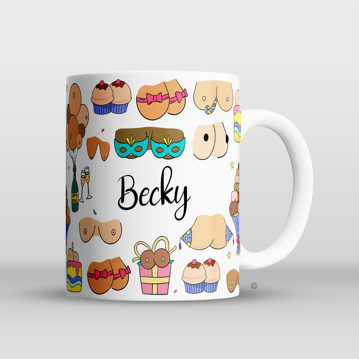 Personalised Birthday Jugs Mug – a funny and cheeky birthday gift for friends, coworkers, and partners
