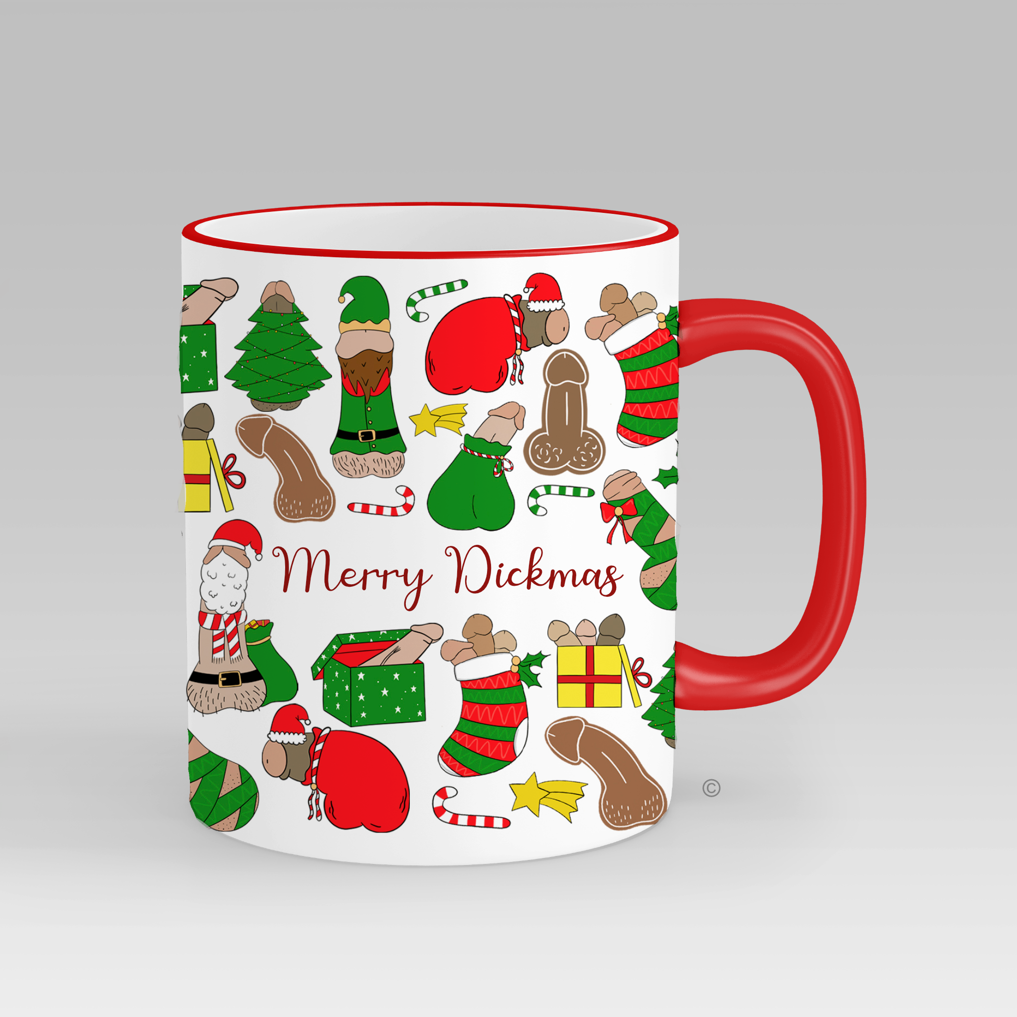Merry Dickmas Mug