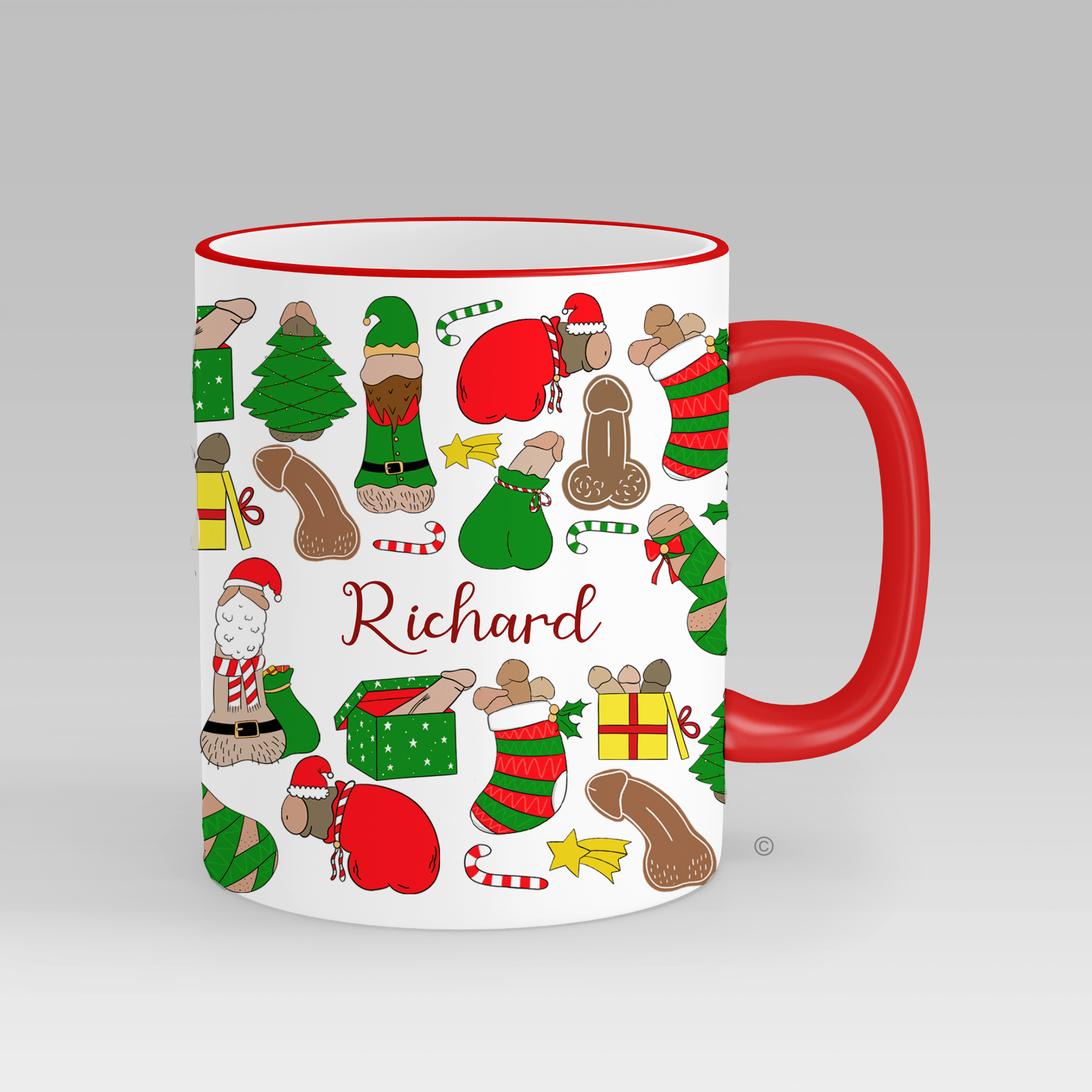 Merry Dickmas Mug