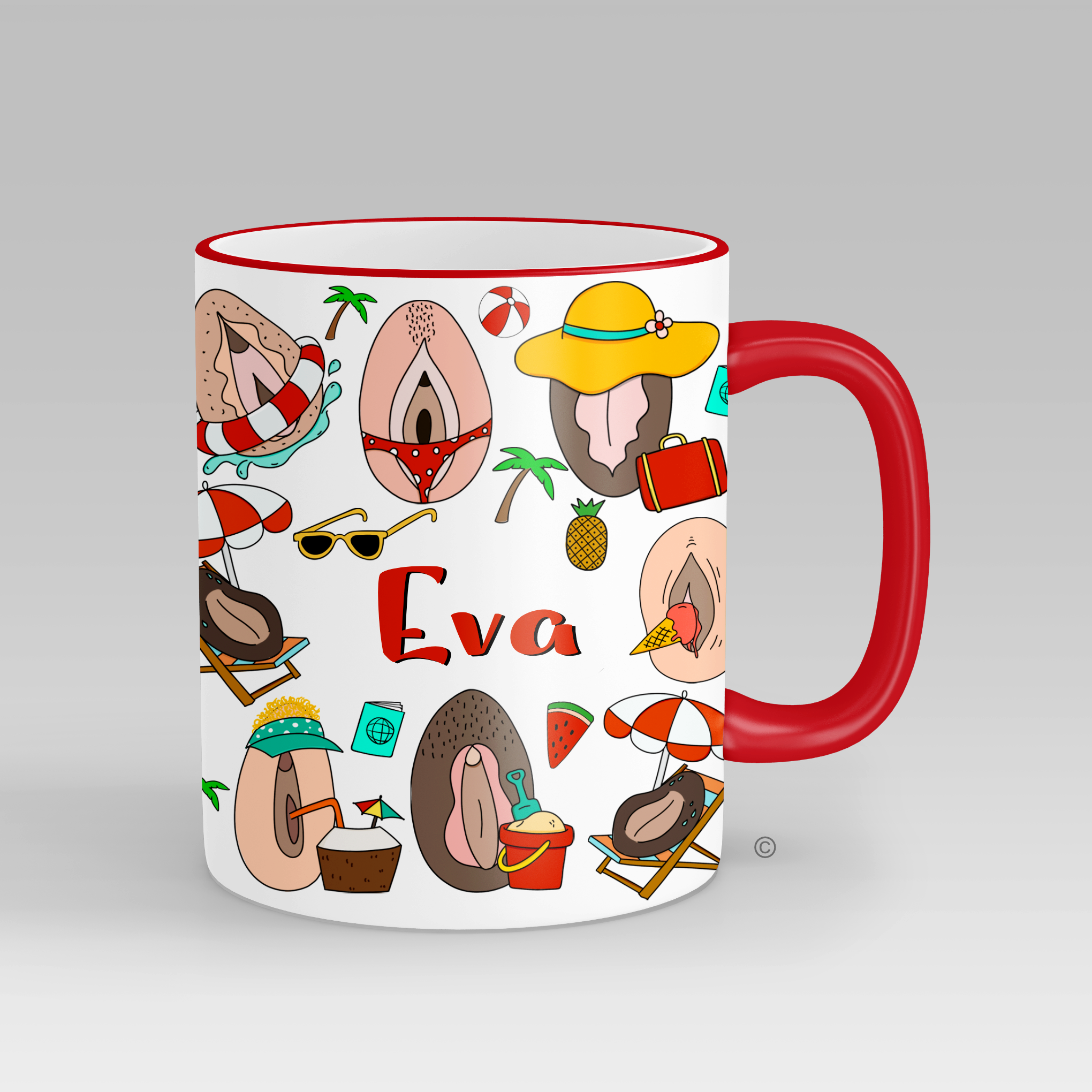 Beachy Beauties Personalised Mug