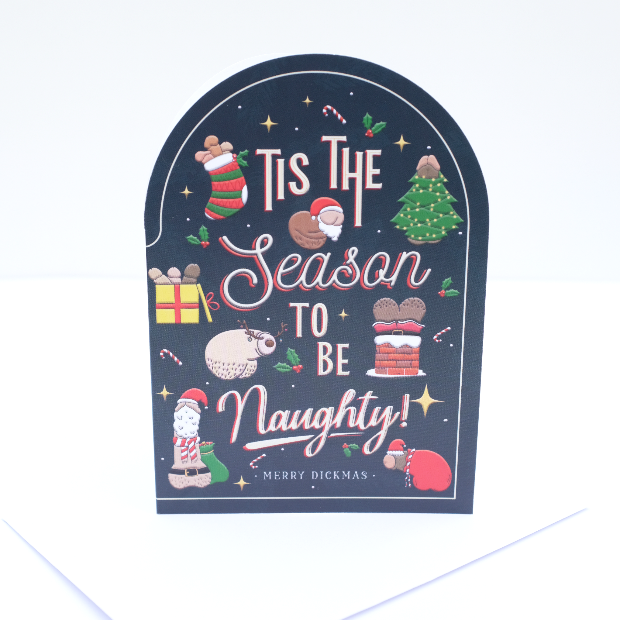 Tis the Season to Be Naughty Greeting Card