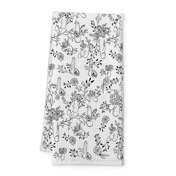 Willie Blooms Tea Towel