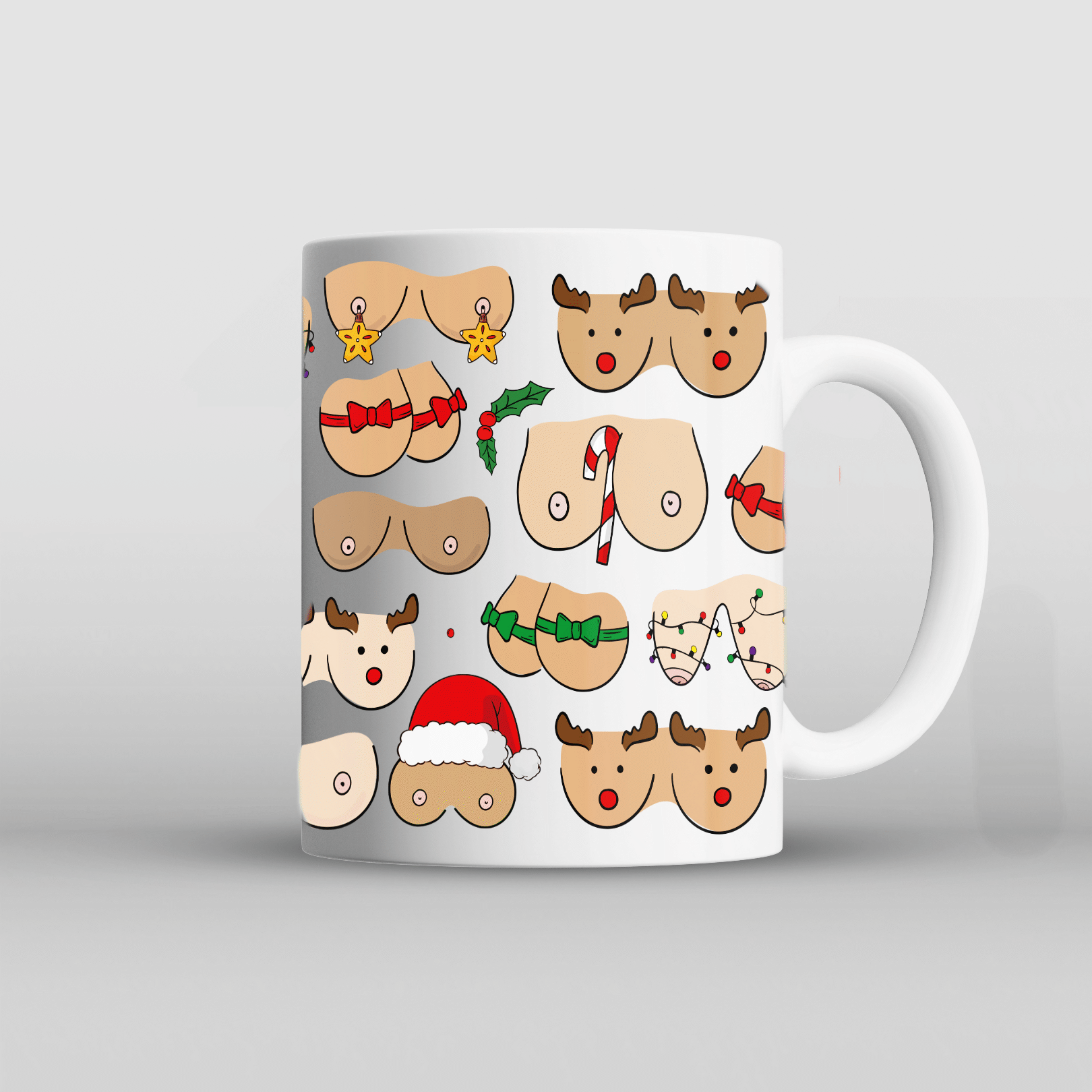 Boobs Christmas Mug