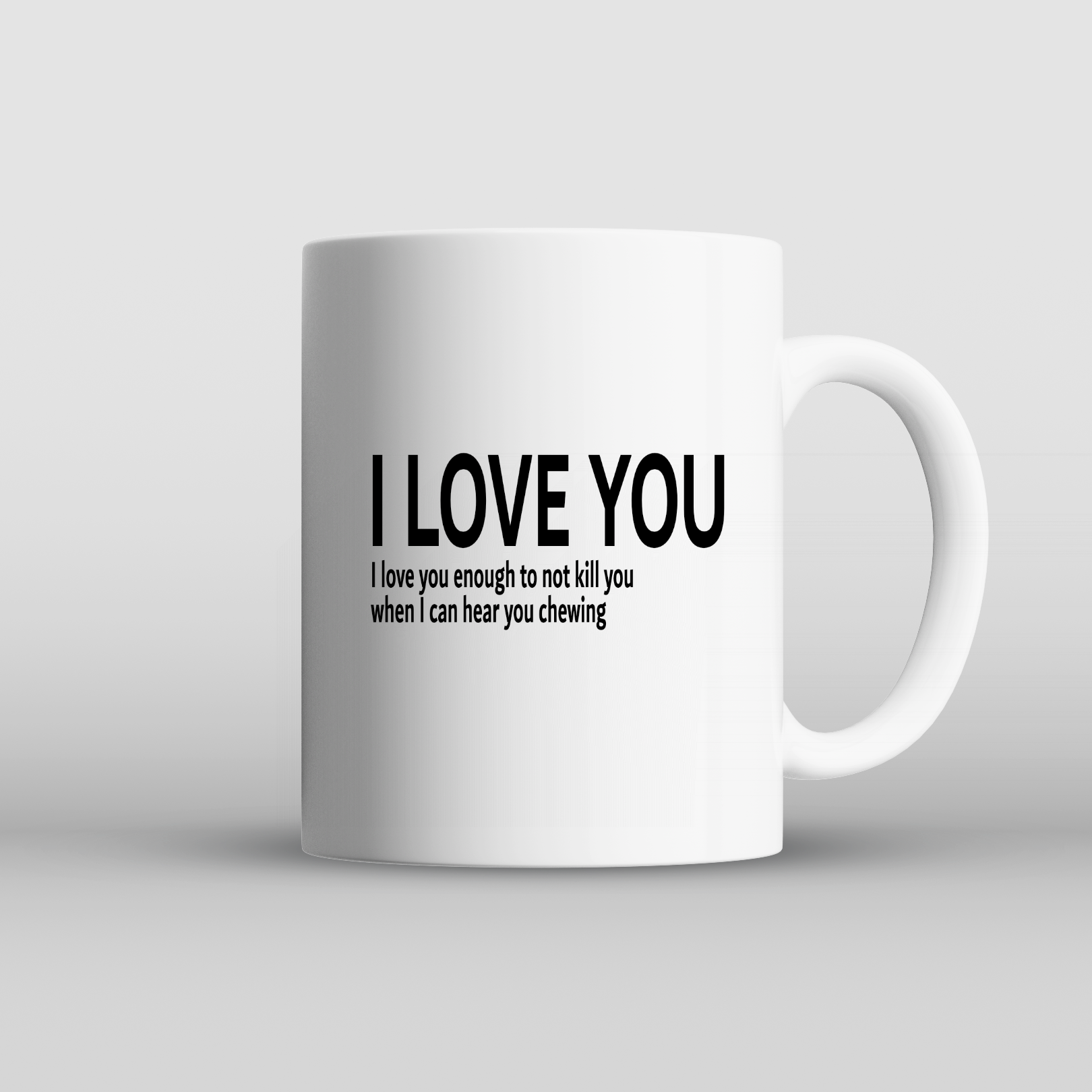 I Love You Personalised Mug
