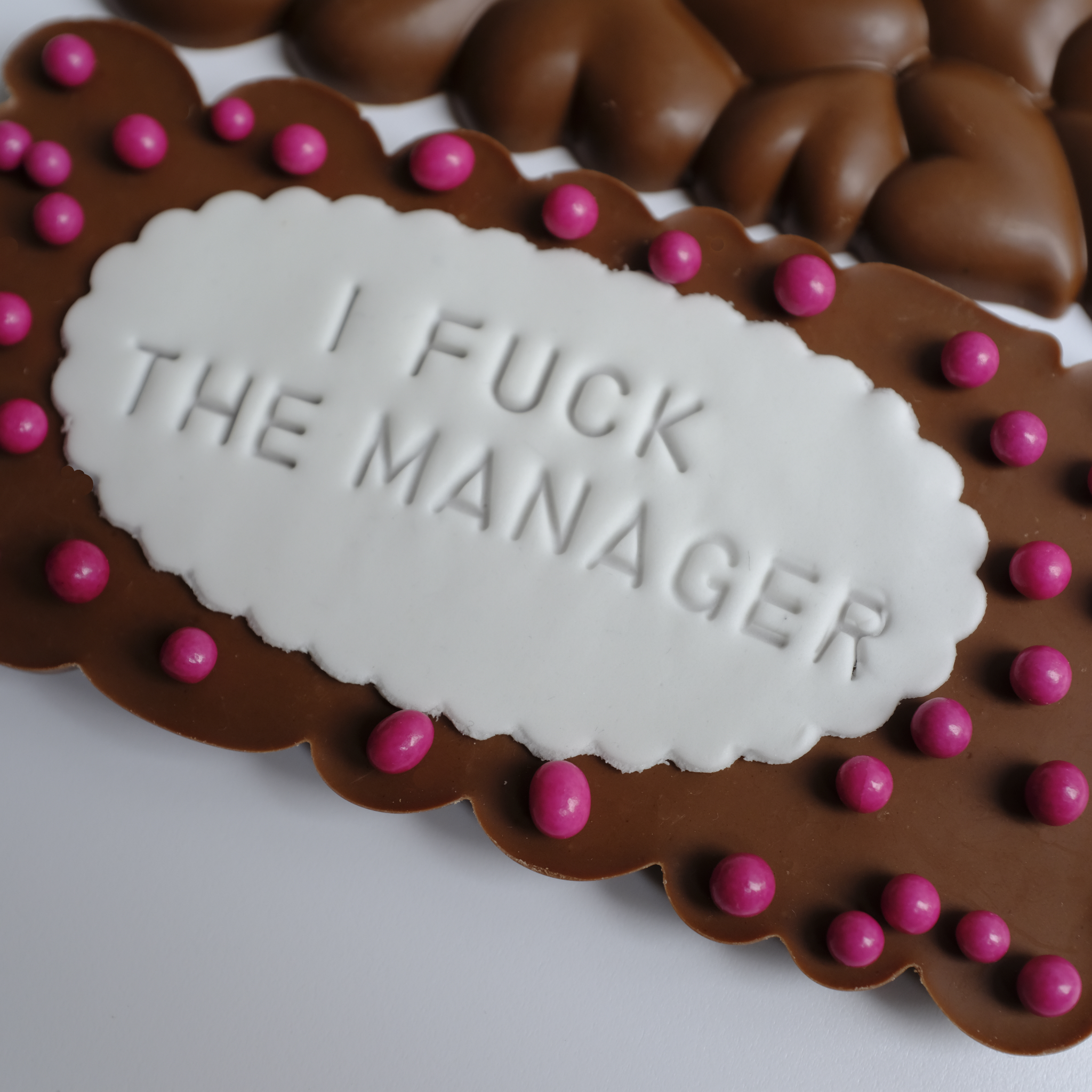 "I F*** the Manager" Chocolate Bar