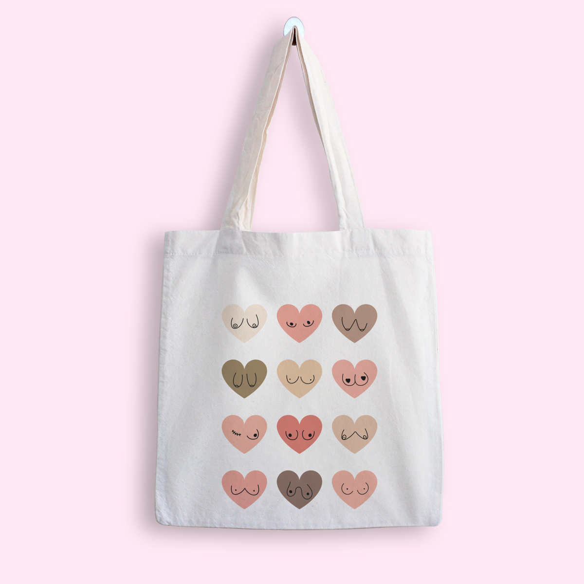 Heart Boobs Tote Bag – Risque Gifts