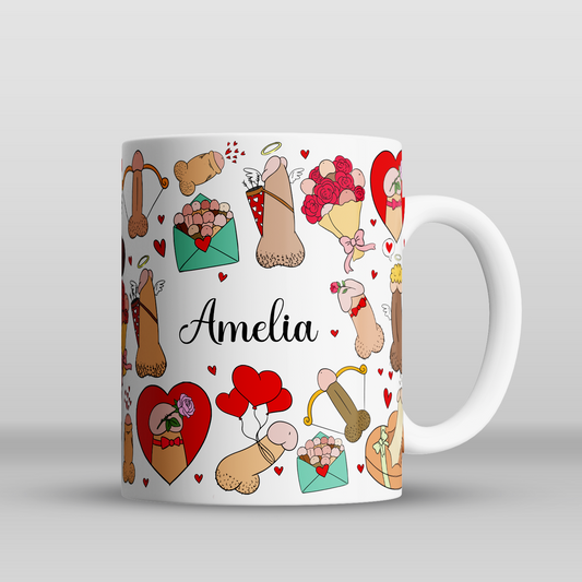 Personalised willy mug – a hilarious and cheeky gift for Valentine’s Day, birthdays, and special occasions.