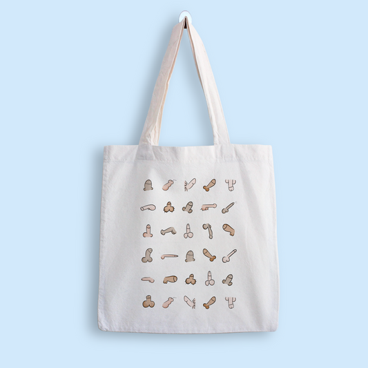Willys Tote Bag – a bold, funny, and cheeky fashion statement featuring a playful print.